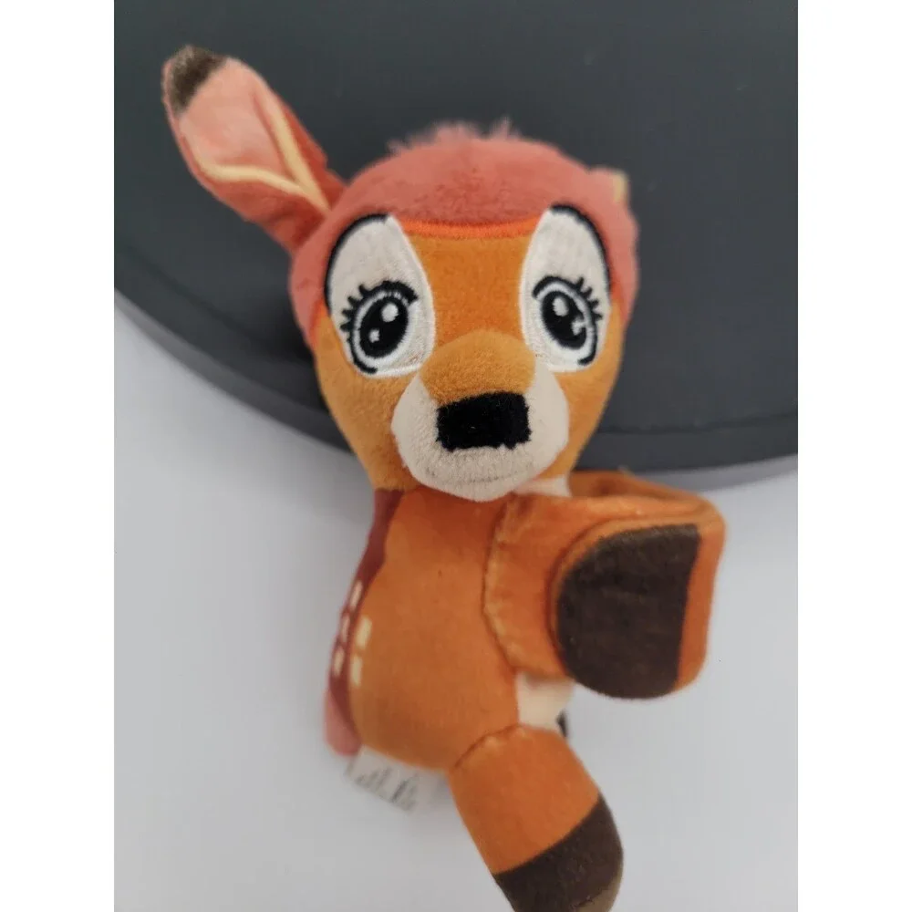 Disney Cutie Cuff Series Baby Bambi Cuff Snap Bracelet Hug Plush Bullsitoy 4.75”